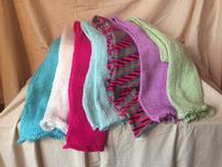 Colorful Hand Knitted Neck Scarf 202//152